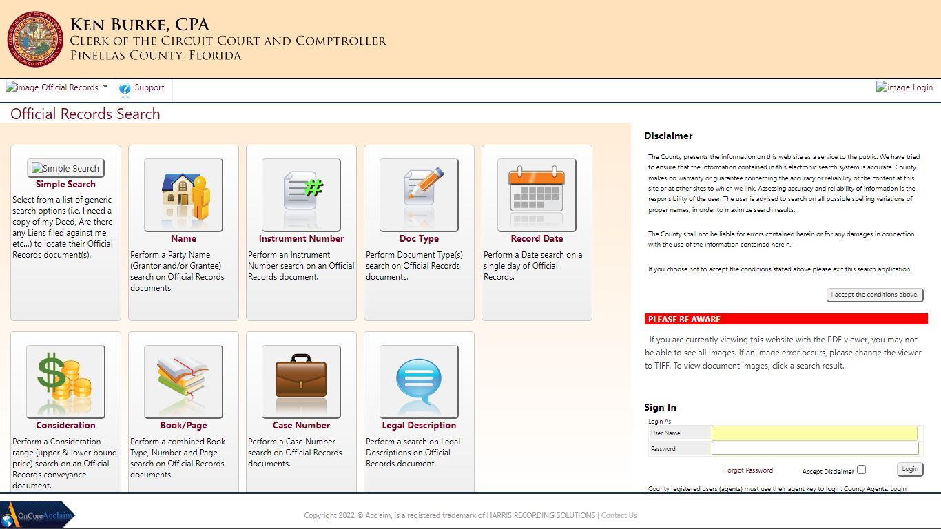 Pinellas County Public Records