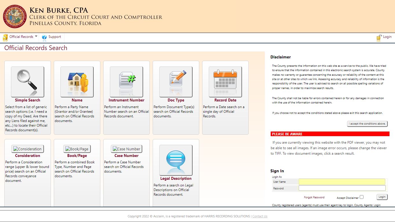 Pinellas County Public Records